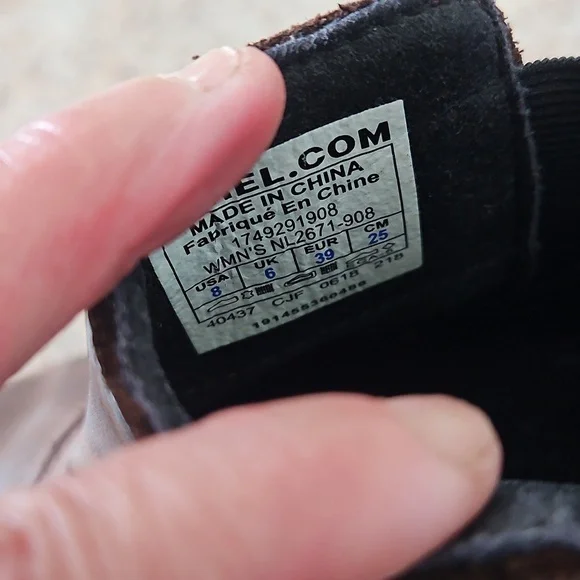 Sorel Waterproof Leather Booties Size 8 For Women - Picture 4 of 9